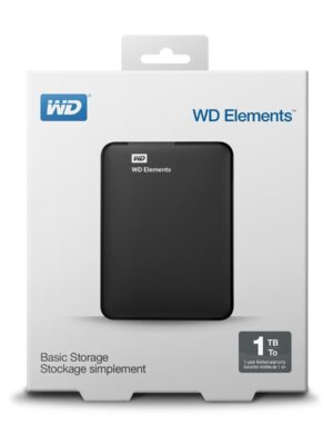 Disco duro portátil Elements 1TB USB 3.0 Negro